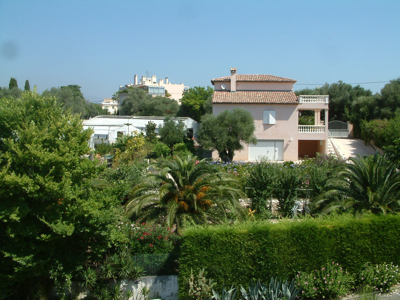 Terrasse avec vue dégagée
